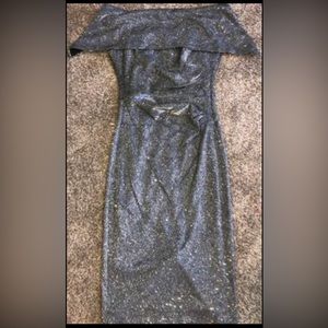 “Vince Camuto” silver dress, size 0
